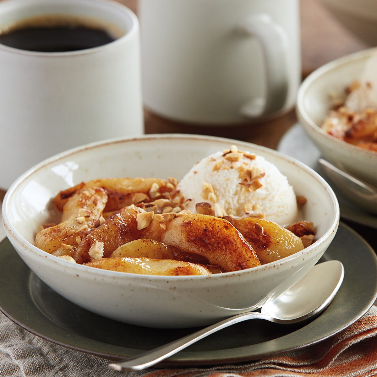quick caramelized pears
