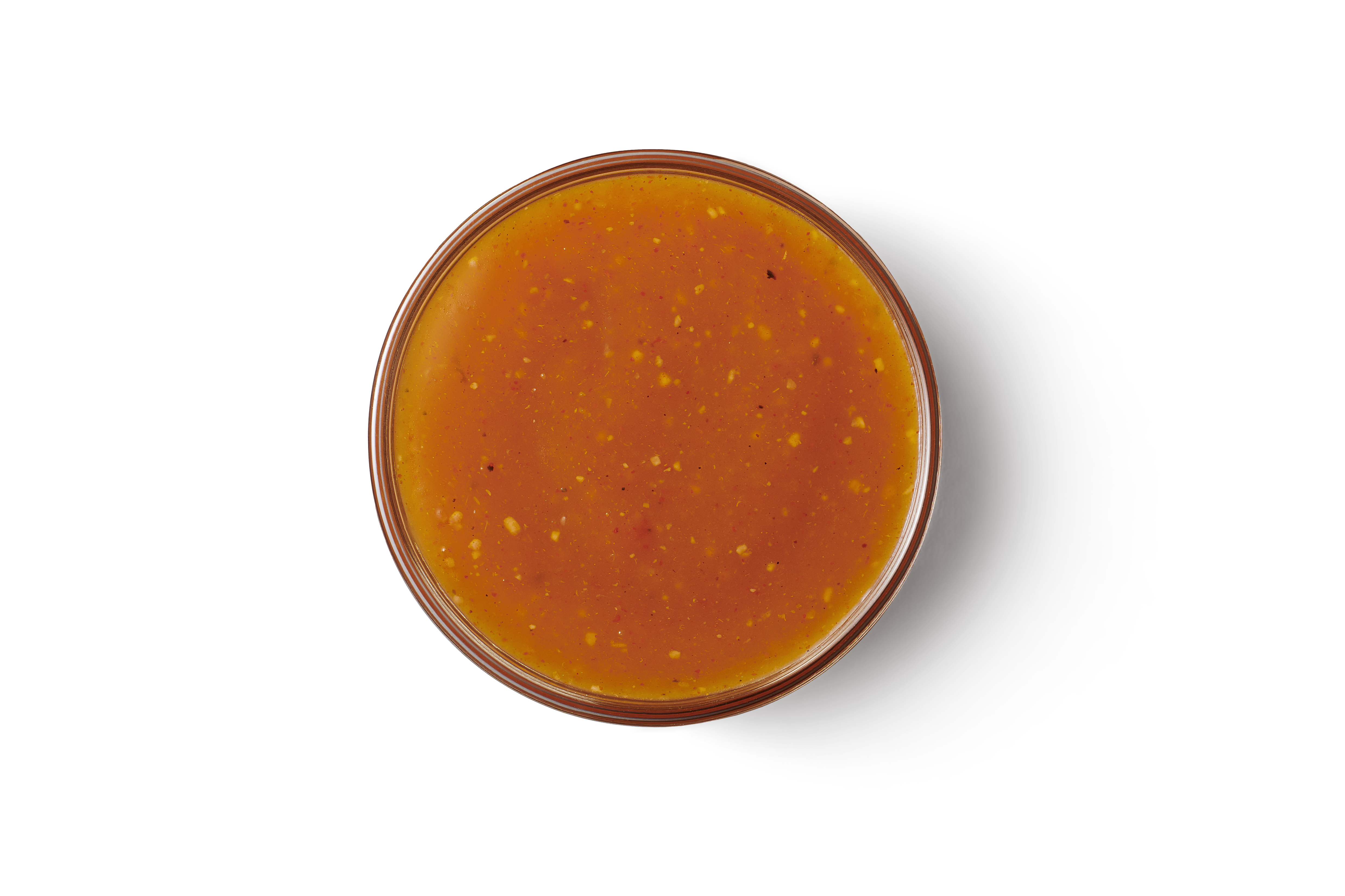 Apricot Fruit Sauce Overhead