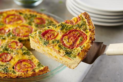Riced-Cauliflower-Quiche-Florentine