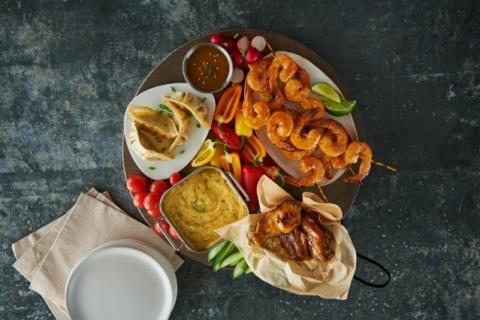 Around the World Appetizer Platter